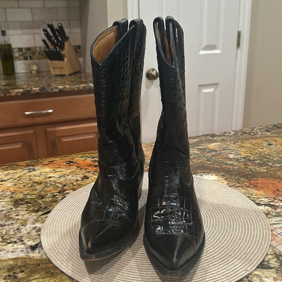 Rogers Leather Cowboy Boots - Picture 2 of 7